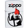 Зажигалка Zippo 214 белая матовая 29194